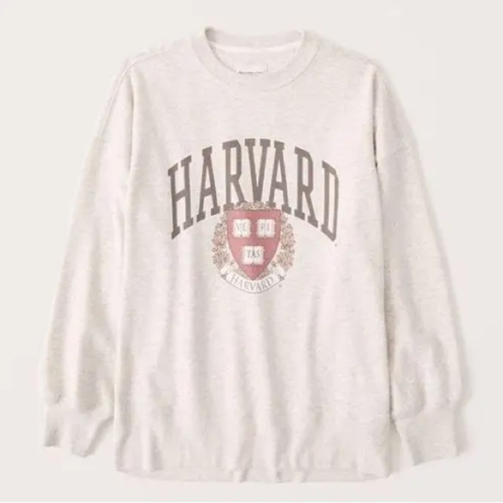 Abercrombie Vintage Boyfriend Harvard Sweatshirt - Size Small